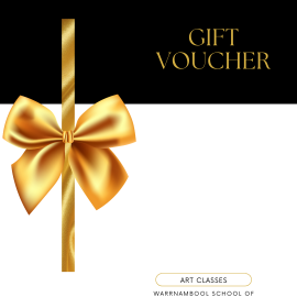 White and Black Elegant Golden Bow Gift Voucher Gift Certificate